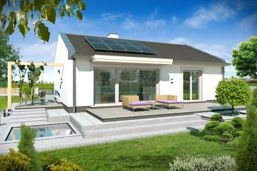  Projekt domu Simple 1 (WRD2407) - projekt domu parterowego - Zdjęcie 1