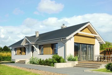  Projekt domu Evora LMB118 (WRB1559) - projekt domu parterowego - Zdjęcie 1