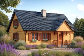  Projekt domu WB-0079 (KRA3655) - projekt domu parterowego z poddaszem - Zdjęcie 1