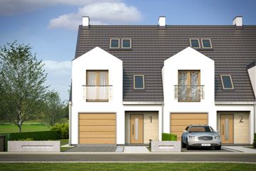  Projekt domu Hubert 2 - segment lewy (WRD2430) - projekt domu z pełnym piętrem - Zdjęcie 1