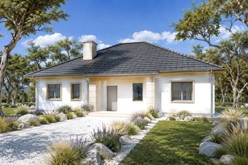 Projekt domu Tytus 2b - parterowy dom o powierzchni 138,70 m², dach kopertowy - ujęcie 2