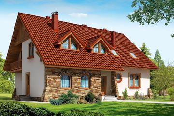  Projekt domu BW-45 agroturystyczny (JGC1056) - projekt domu parterowego z poddaszem - Zdjęcie 1