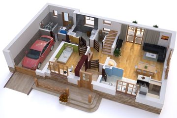  Projekt domu BW-49 wariant 14 (JGC1022) - projekt domu parterowego z poddaszem - Zdjęcie 3