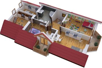  Projekt domu BW-03 z balkonem frontowym (JGC1014) - projekt domu parterowego z poddaszem - Zdjęcie 4