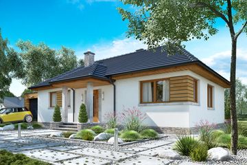  Projekt domu BW-39 (JGC1052) - projekt domu parterowego - Zdjęcie 1