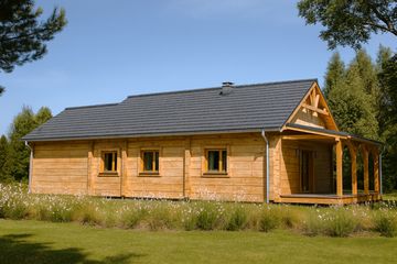  Projekt domu A-139 Dom młynarska z bali (BBD1229) - projekt domu parterowego - Zdjęcie 8