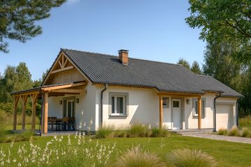  Projekt domu A-139 Dom młynarska szkieletowy (BBD1238) - projekt domu parterowego - Zdjęcie 6