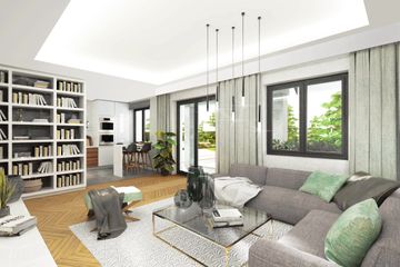  Projekt domu APS 107 dwulokalowy (LUA1379) - projekt domu parterowego z poddaszem - Zdjęcie 4