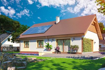  Projekt domu Tatiana (WOE1084) - projekt domu parterowego - Zdjęcie 2