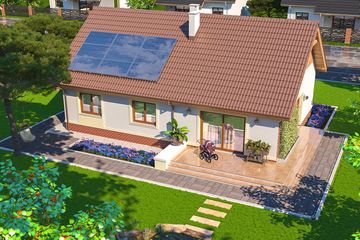  Projekt domu Tatiana (WOE1084) - projekt domu parterowego - Zdjęcie 4