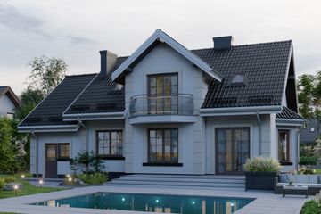  Projekt domu APS 183 (LUA1232) - projekt domu parterowego z poddaszem - Zdjęcie 4