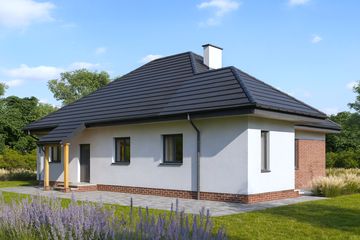  Projekt sklepu WB-1031 (KRA3816) - projekt sklepu parterowego - Zdjęcie 2