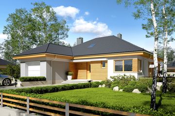  Projekt domu Astrid II G1 (mała) energo (WRC2615) - projekt domu parterowego - Zdjęcie 2