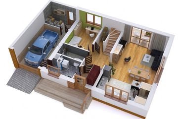  Projekt domu BW-49 (JGC1116) - projekt domu parterowego z poddaszem - Zdjęcie 4