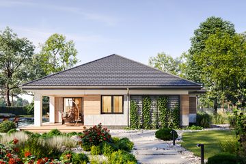  Projekt domu Koniczynka Polo G2 (1508) (KRD2659) - projekt domu parterowego - Zdjęcie 4