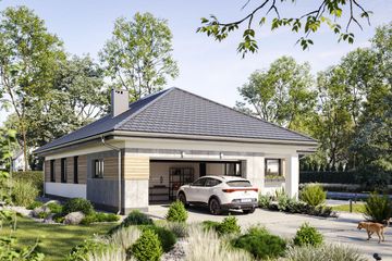  Projekt domu Koniczynka Polo G2 (1508) (KRD2659) - projekt domu parterowego - Zdjęcie 5