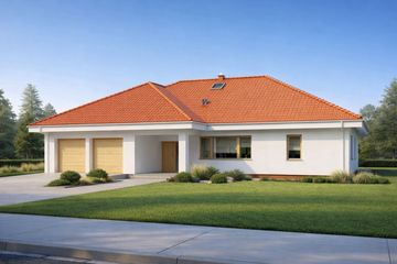  Projekt domu TK70 (WAK1066) - projekt domu parterowego - Zdjęcie 1