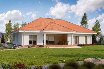  Projekt domu TK70 (WAK1066) - projekt domu parterowego - Zdjęcie 2