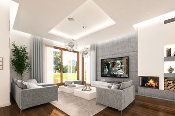  Projekt domu Tytan 4 (WAH1681) - projekt domu z pełnym piętrem - Zdjęcie 4