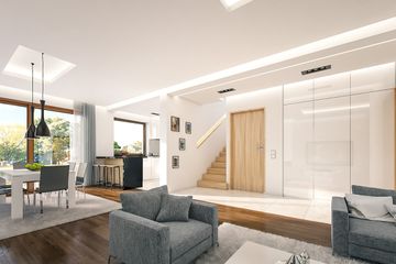  Projekt domu Tytan 4 (WAH1681) - projekt domu z pełnym piętrem - Zdjęcie 5