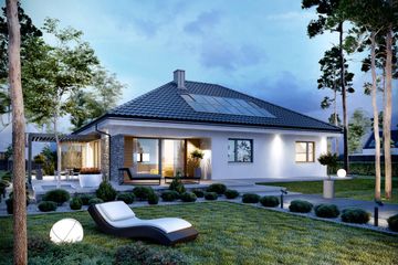  Projekt domu Astrid G2 (mała) energo (WRC2620) - projekt domu parterowego z poddaszem - Zdjęcie 3