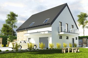  Projekt domu Bernikla III z garażem 1-st. [A] (WRF1631) - projekt domu parterowego z poddaszem - Zdjęcie 3