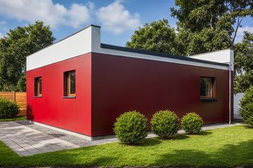  Projekt garażu G263 - Budynek garażowy (PRA1289) - projekt garażu parterowego - Zdjęcie 2