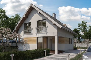  Projekt domu Katia (1516) (KRD2664) - projekt domu parterowego z poddaszem - Zdjęcie 1