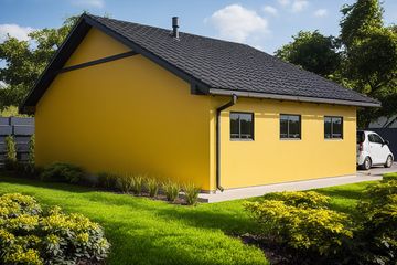  Projekt garażu G264 - Budynek garażowo-gospodarczy (PRA1291) - projekt garażu parterowego - Zdjęcie 2