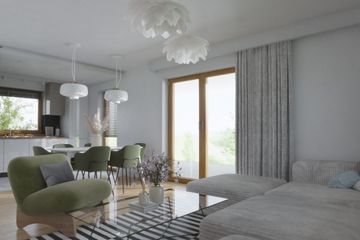  Projekt domu Piaseczno+senior (KRP1907) - projekt domu parterowego - Zdjęcie 4