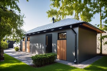  Projekt garażu G265 - Budynek garażowo - gospodarczy (PRA1293) - projekt garażu parterowego - Zdjęcie 2