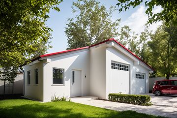  Projekt garażu G274 - Budynek garażowo - gospodarczy (PRA1295) - projekt garażu parterowego - Zdjęcie 1