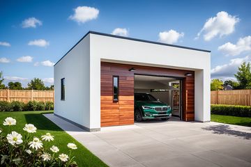  Projekt garażu G279 - Budynek garażowy (PRA1299) - projekt garażu parterowego - Zdjęcie 1