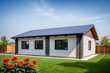  Projekt garażu G280 - Budynek garażowo - gospodarczy (PRA1301) - projekt garażu parterowego - Zdjęcie 2