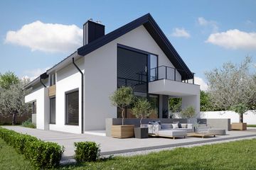  Projekt domu HomeKoncept 02 G2 EN (KRX1035) - projekt domu parterowego z poddaszem - Zdjęcie 5