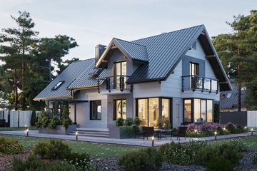  Projekt domu Axel Atu (1520) (KRD2671) - projekt domu parterowego z poddaszem - Zdjęcie 2