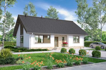  Projekt domu Mokka 2 (WOF1079) - projekt domu parterowego - Zdjęcie 3