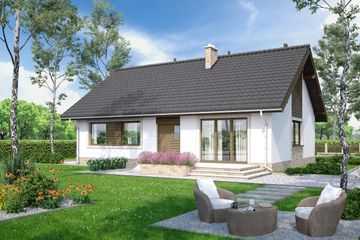  Projekt domu Mokka 2 (WOF1079) - projekt domu parterowego - Zdjęcie 2