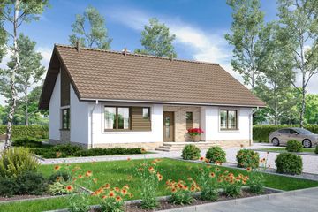  Projekt domu Mokka 2 (WOF1079) - projekt domu parterowego - Zdjęcie 5