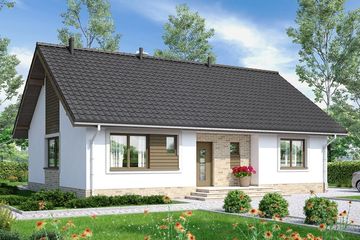  Projekt domu Mokka 2 (WOF1079) - projekt domu parterowego - Zdjęcie 1