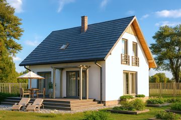  Projekt domu Domek Nieduży MINI (010 ES MINI) (SLF1065) - projekt domu parterowego z poddaszem - Zdjęcie 1