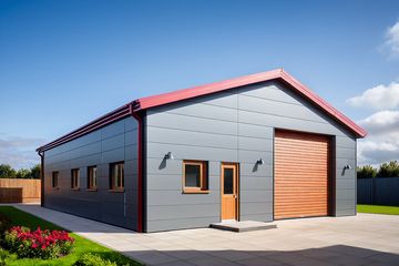  Projekt budynku gospodarczego G288 - Budynek gospodarczy (PRA1310) - projekt budynku parterowego - Zdjęcie 1