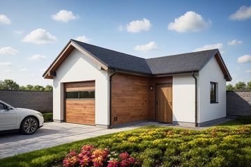  Projekt garażu G273 - Budynek garażowo - gospodarczy (PRA1311) - projekt garażu parterowego - Zdjęcie 1