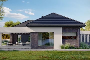  Projekt domu HomeKoncept 32 (KRX1037) - projekt domu parterowego - Zdjęcie 4