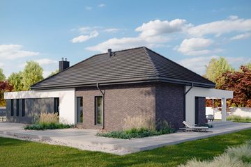  Projekt domu HomeKoncept 32 (KRX1037) - projekt domu parterowego - Zdjęcie 9