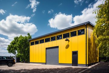  Projekt magazynu G300 - Budynek magazynowy (PRA1314) - projekt magazynu parterowego - Zdjęcie 1