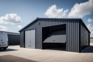  Projekt garażu G295 - Budynek garażowy (PRA1317) - projekt garażu parterowego - Zdjęcie 1