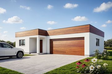  Projekt garażu G299 - Budynek garażowo - gospodarczy (PRA1320) - projekt garażu parterowego - Zdjęcie 1