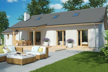  Projekt domu Nina 3 Nova C (WRD2485) - projekt domu parterowego - Zdjęcie 2