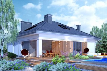  Projekt domu Domidea 2 d (WAC1004) - projekt domu parterowego - Zdjęcie 6